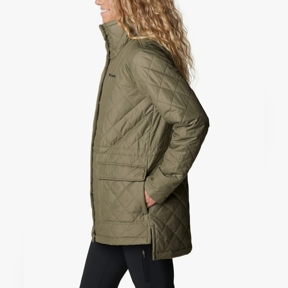 $200 Columbia Womens Copper Crest Novelty Quilted Jacket - Picture 3 of 14
